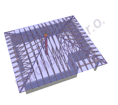 Projekt Rakoluby - drevená konštrukcia 2