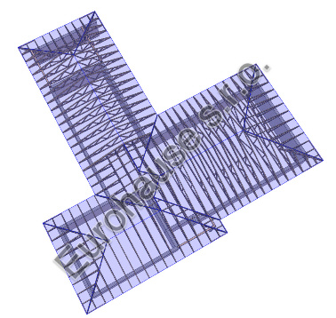 Projekt Tovarníky - drevená konštrukcia 2